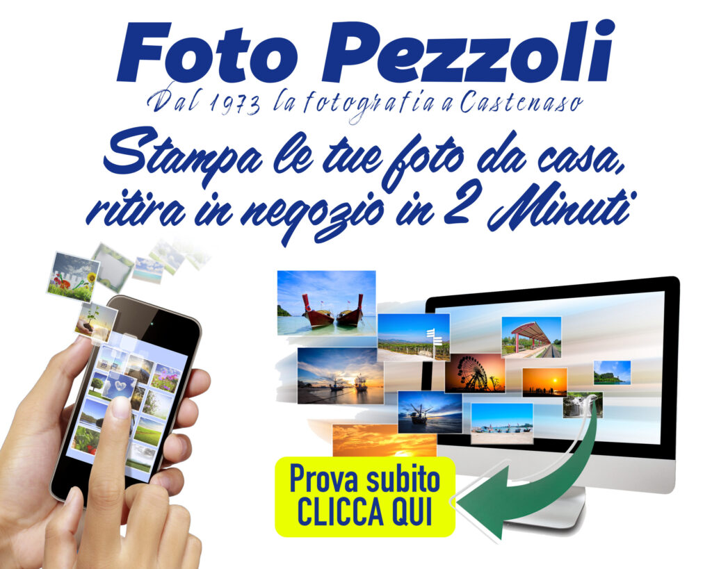 STAMPA DA CASA LE TUE FOTO, RITIRA IN NEGOZIO DOPO 2 MINUTI